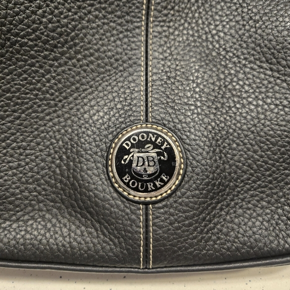 Dooney & Bourke Black Pebble Grain Hobo - Picture 12 of 12